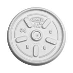 Dart Plastic Lids - For 8 oz. Hot/Cold Foam Cups Vented - 1000 Lids/Cn 